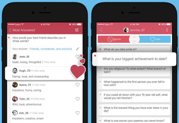 sapio dating app ios