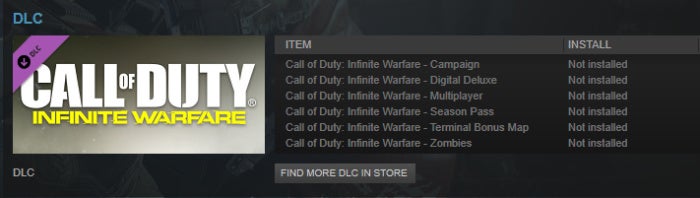 Call of Duty: Infinite Warfare install