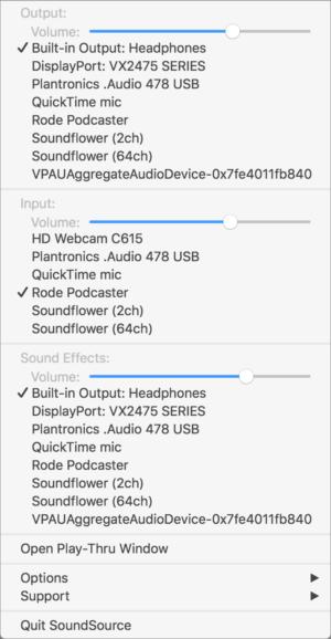 soundsource3 drop down audio menu