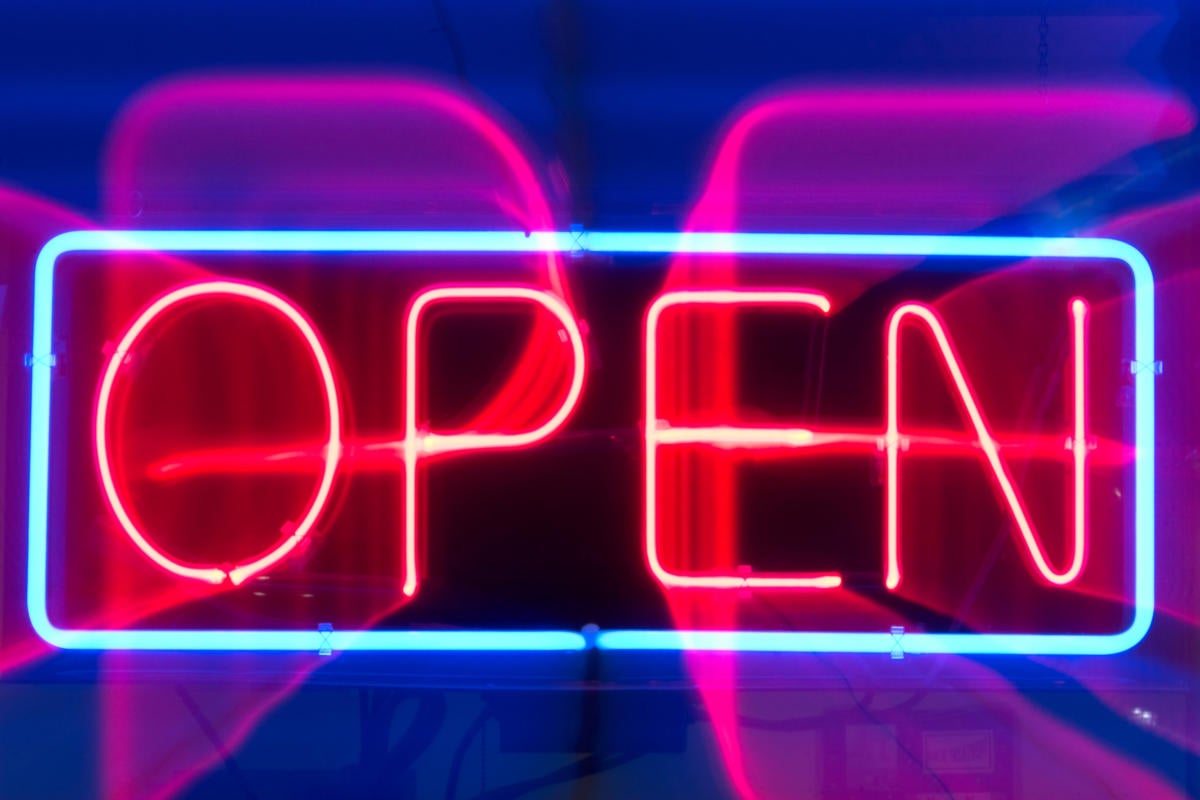 Neon Open sign