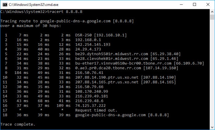 traceroute double nat