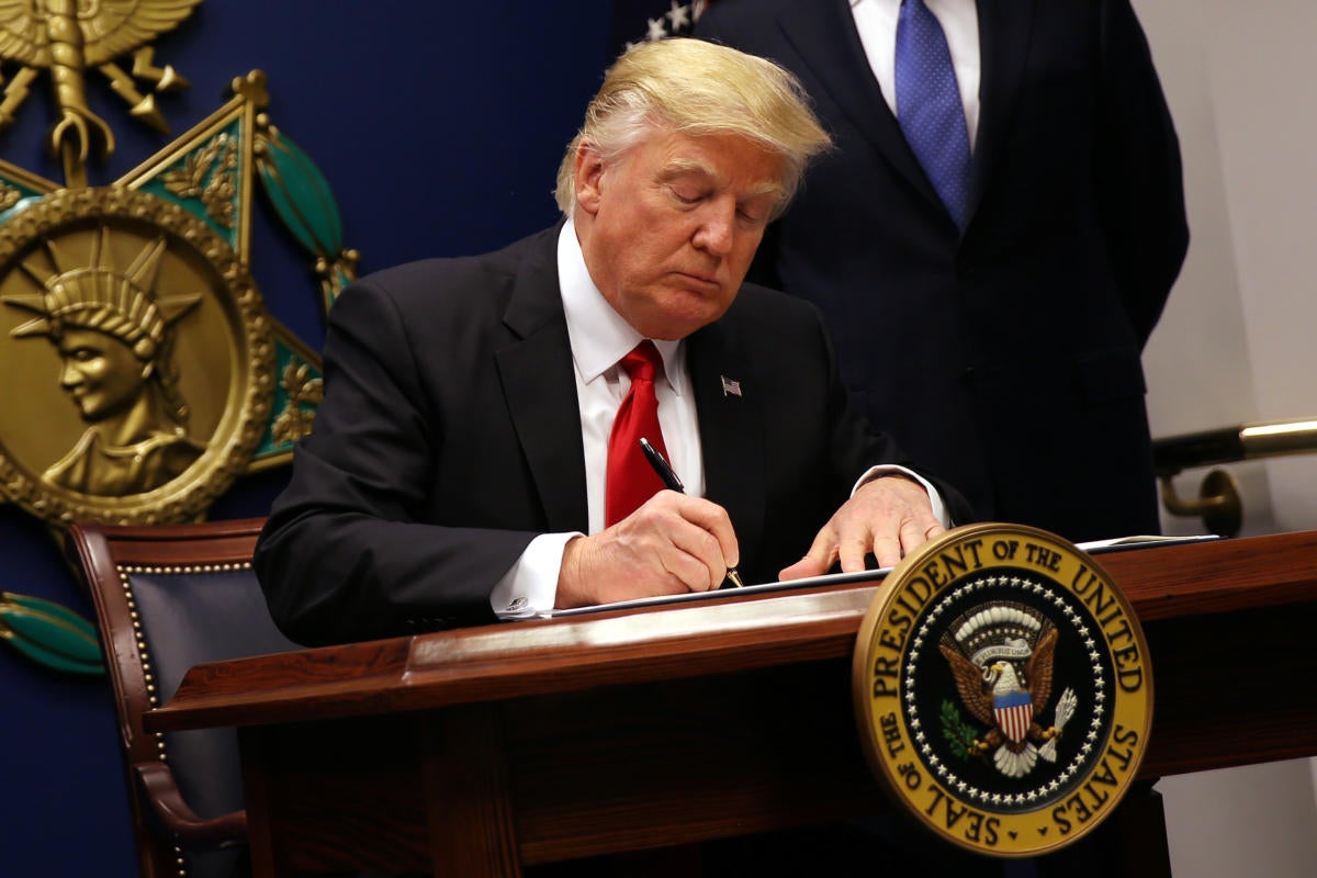 trump muslim ban signing