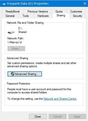 windows sharing a drive1