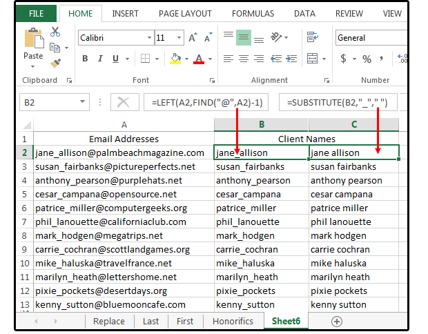 extract domain names from text