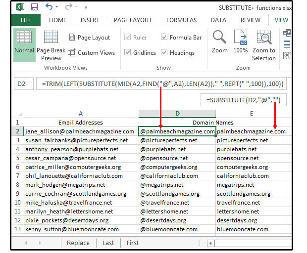 extract email addresses from text file