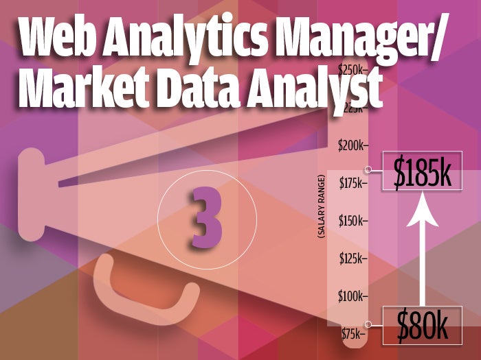 3. Web Analytics Manager/Market Data Analyst