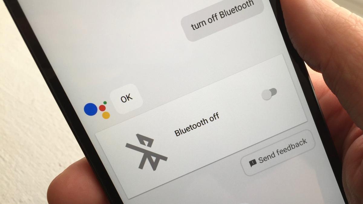 Order it to turn on your Bluetooth (or another setting)