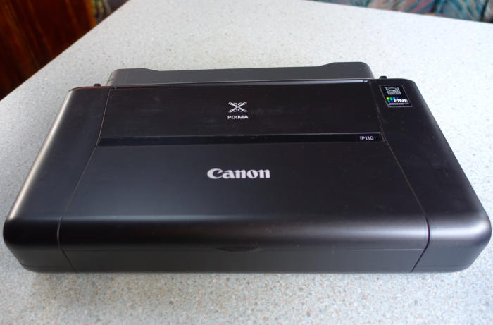 Canon Pixma iP110 review: This inkjet printer's portability comes