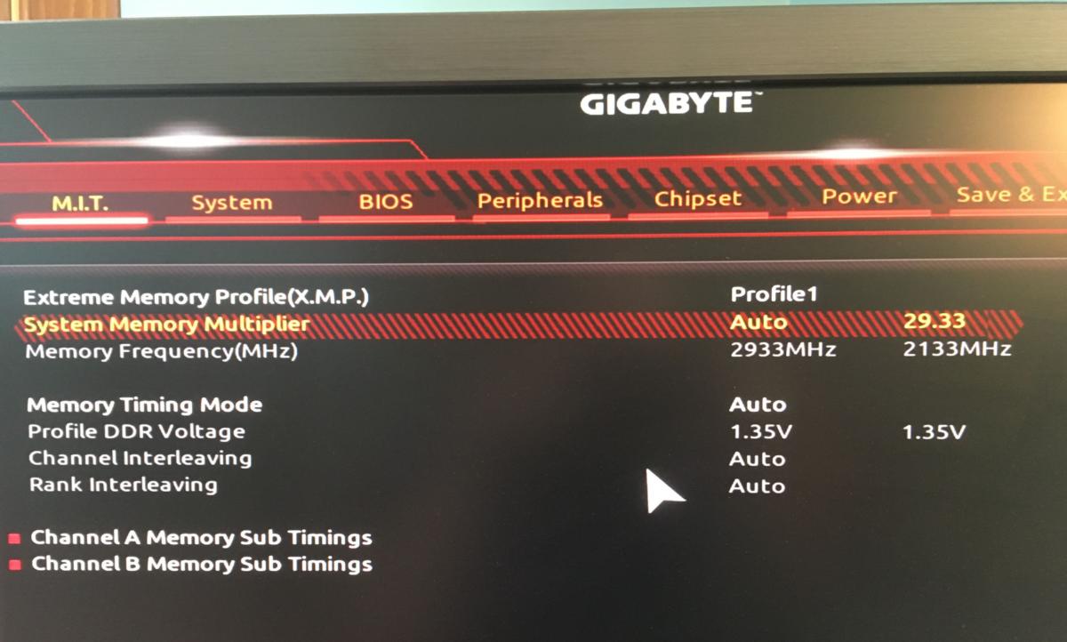 gigabyte aorus ryzen bios