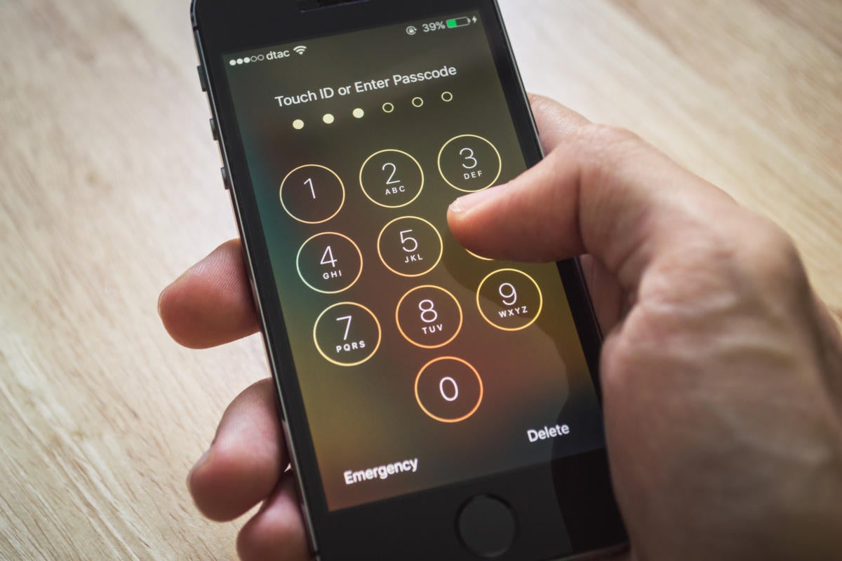 iphone password lock out