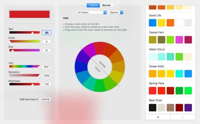 iscrapbook 7 color wheel