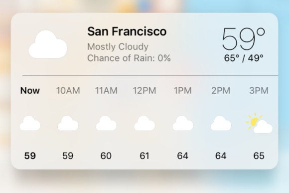 weather in maps ios 10.3