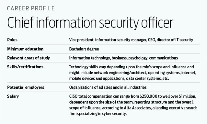 How To Become A CISO CSO Online