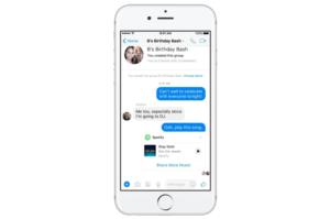 fb messenger chat extensions spotify