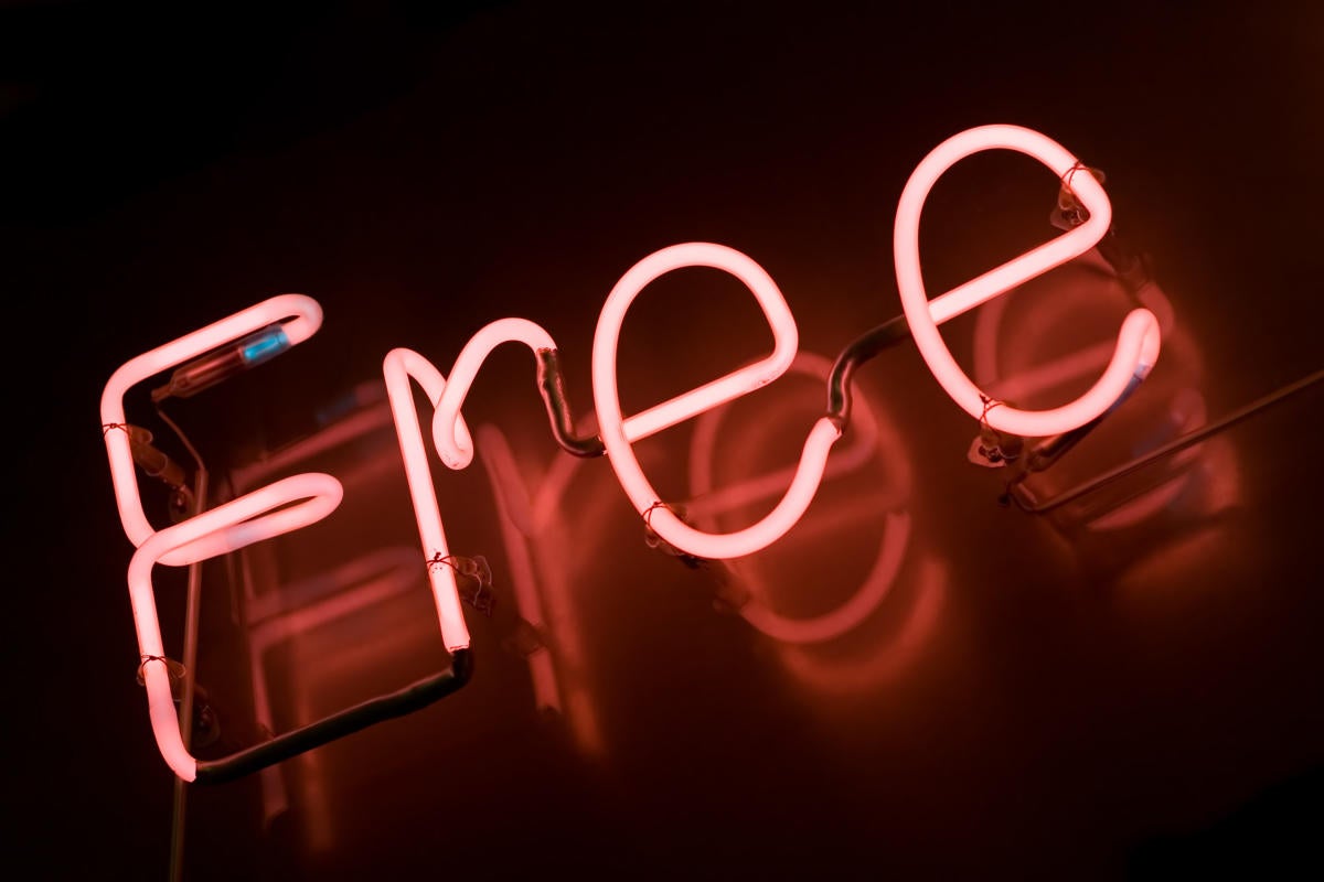free neon sign
