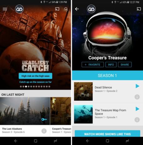 free tvapps discoverygo