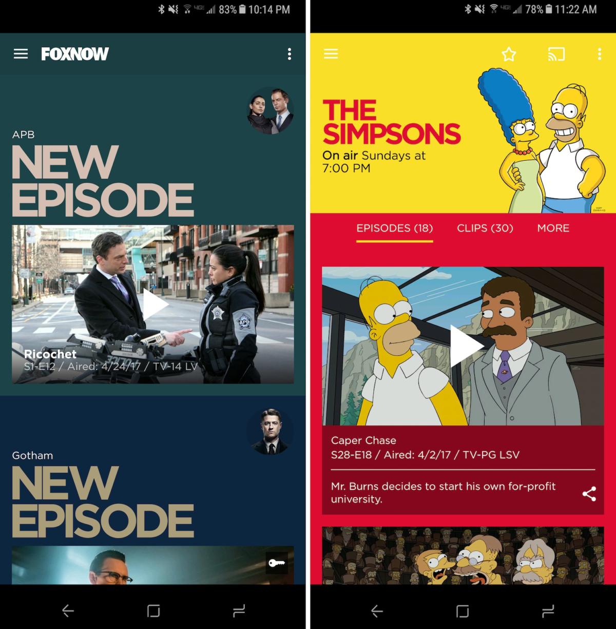 free tvapps foxnow