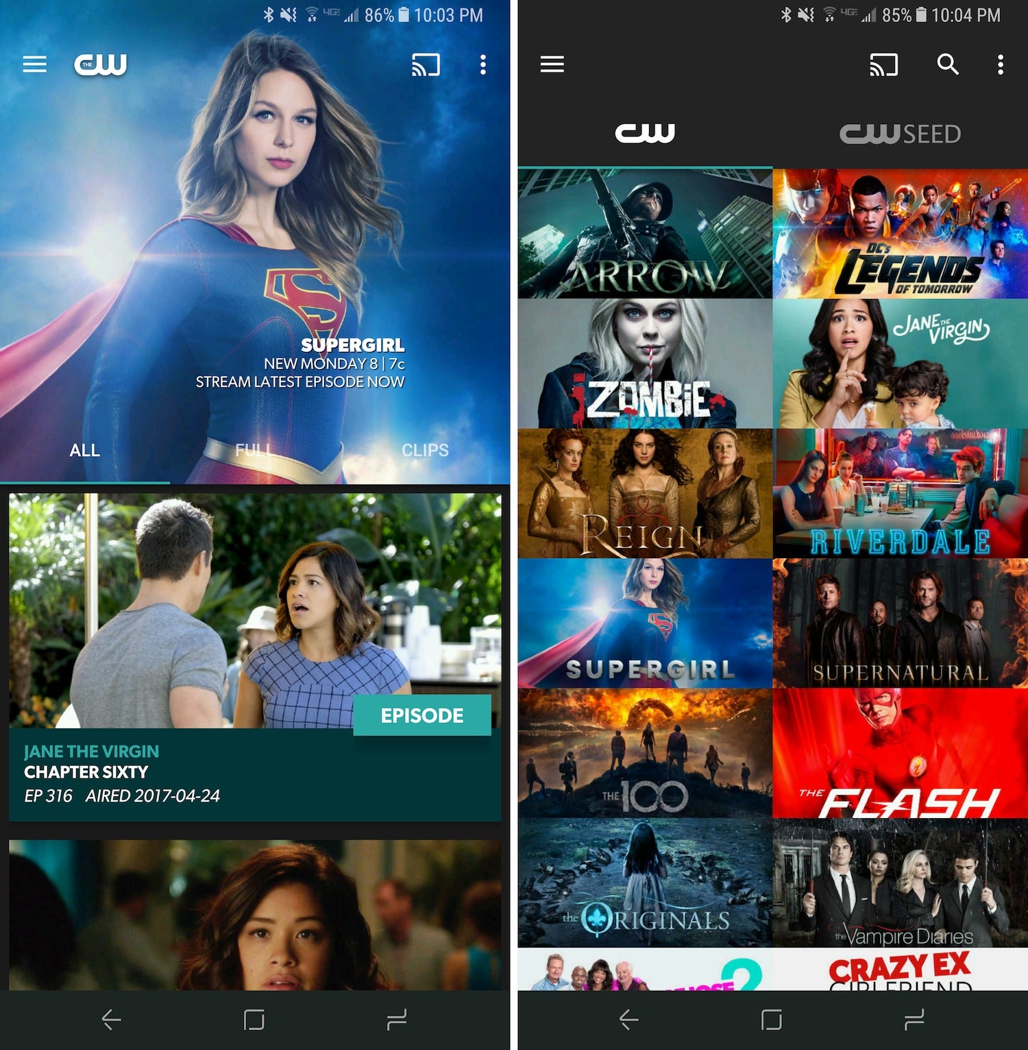 free tvapps thecw