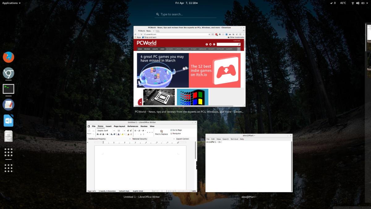 gnome activities