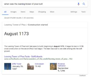 google pisa large
