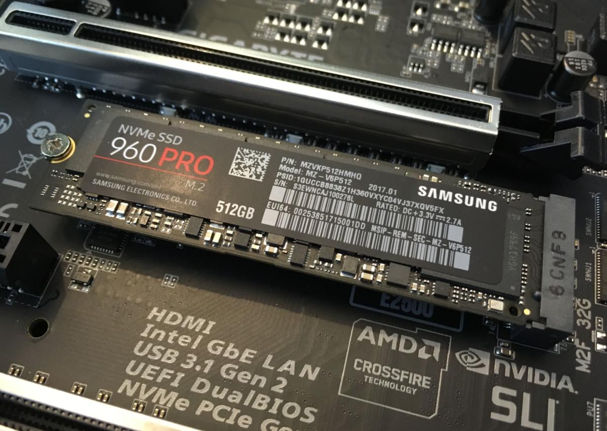 Samsung 960 Pro M.2 SSD