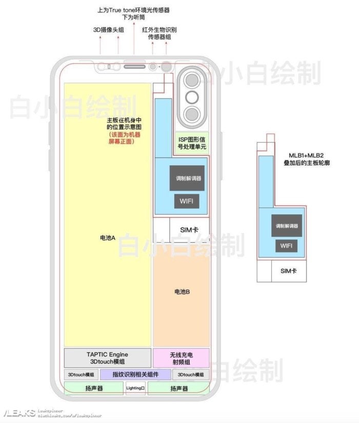 iphone 8 internals schematic leak