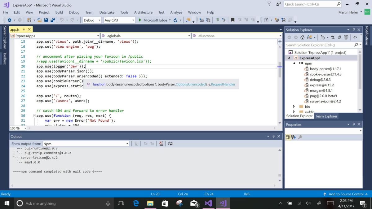 Visual Studio may gain AI smarts around available code