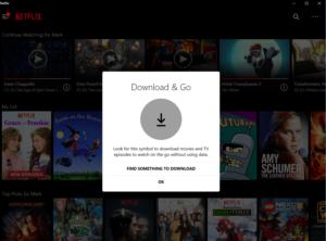 netflix offline downloads windows 10