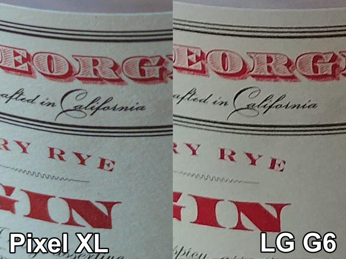 pixel g6 gin comparison