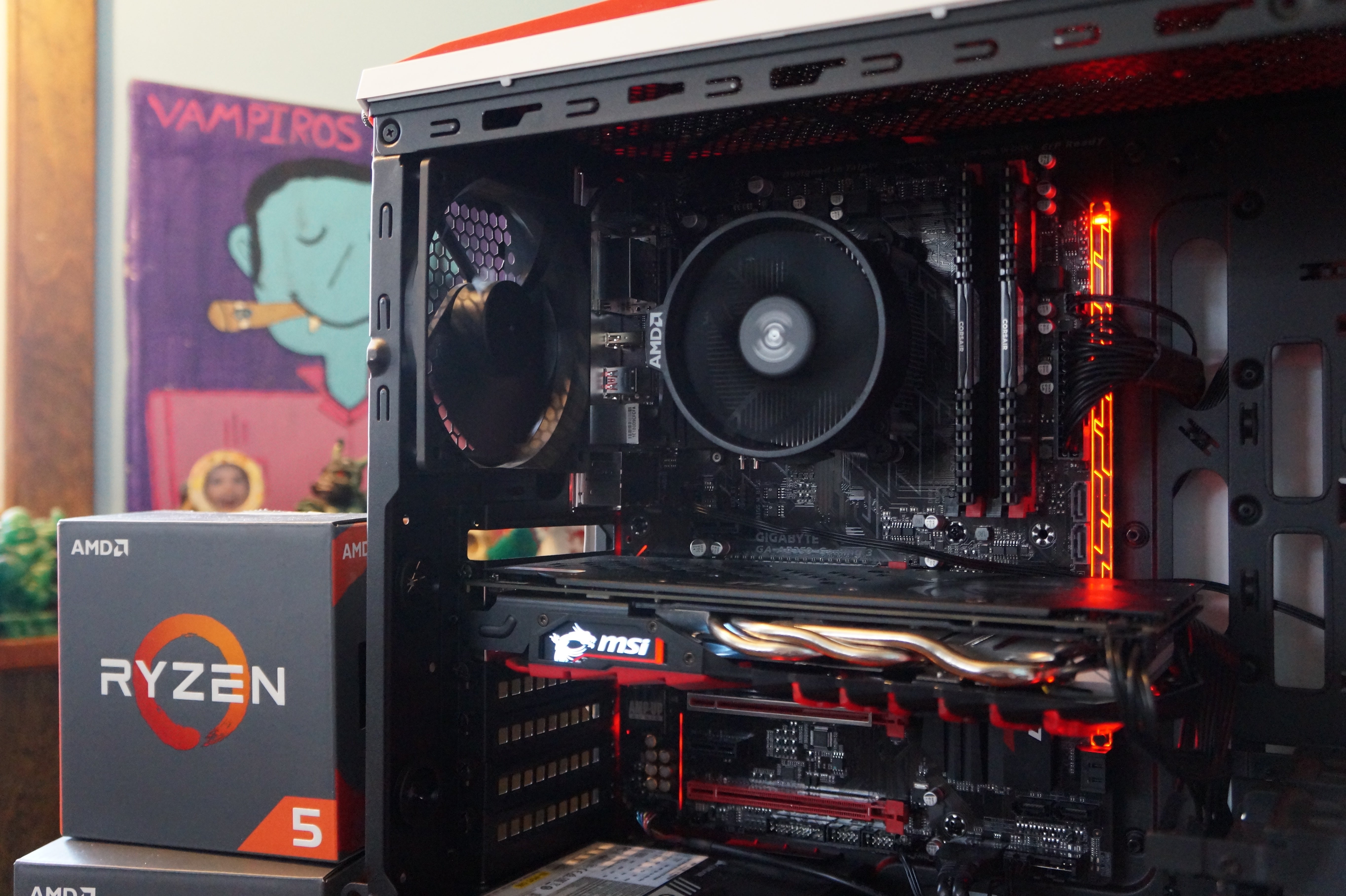 Ordenador con procesador AMD AM4 RYZEN 5 1500X