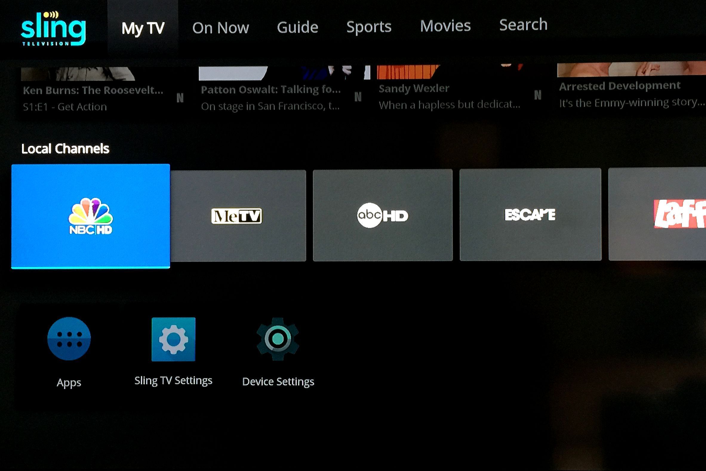 sling tv app android