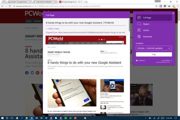 web page clipper