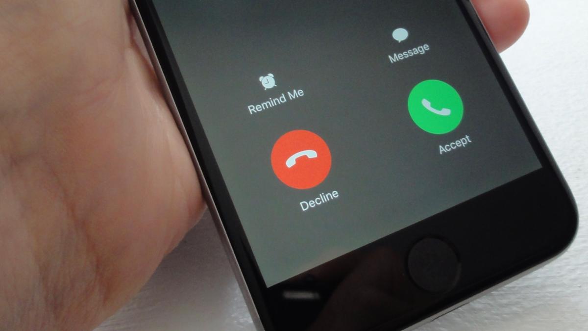 Silence the incoming call ringer