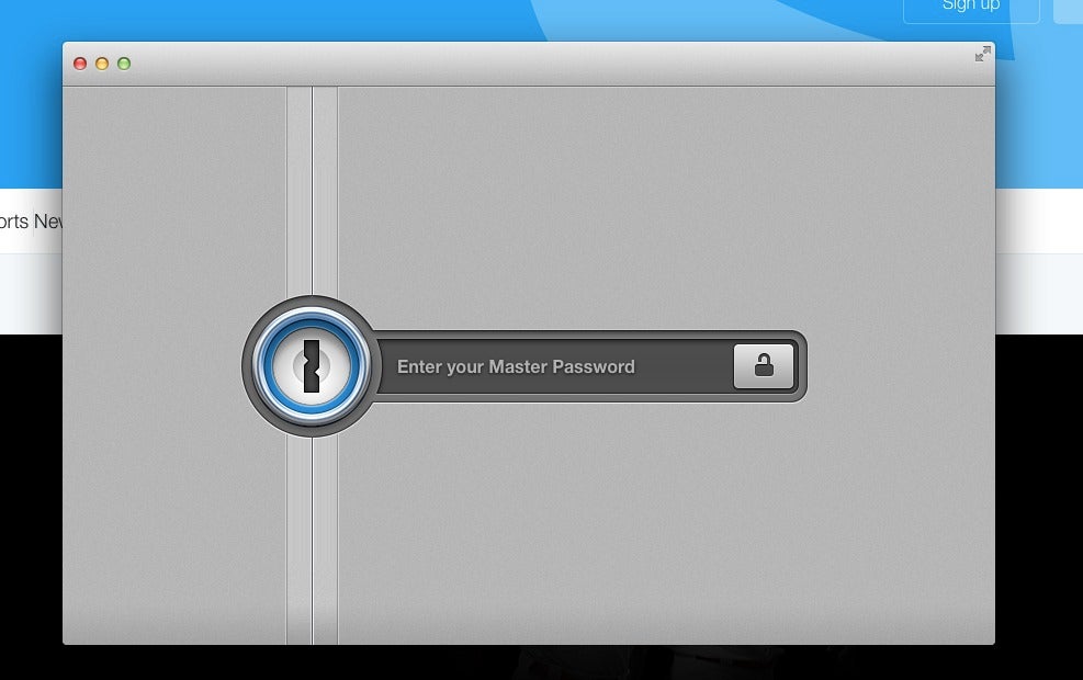 1password change master password