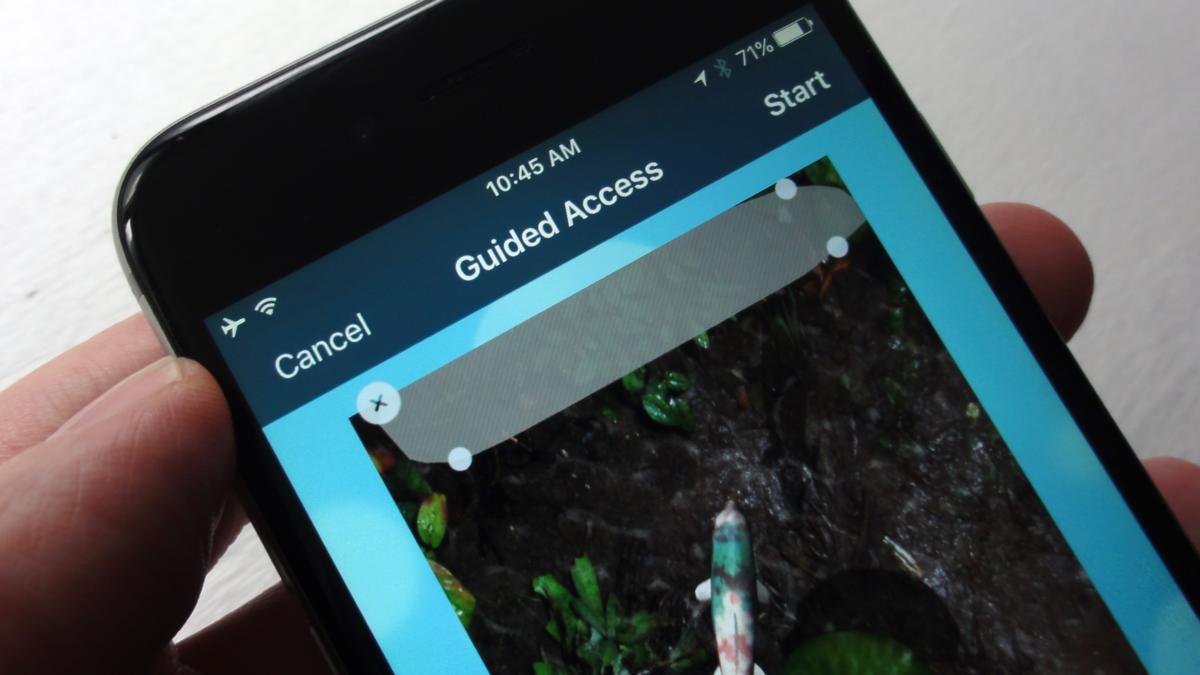 iOS Guided Access mode