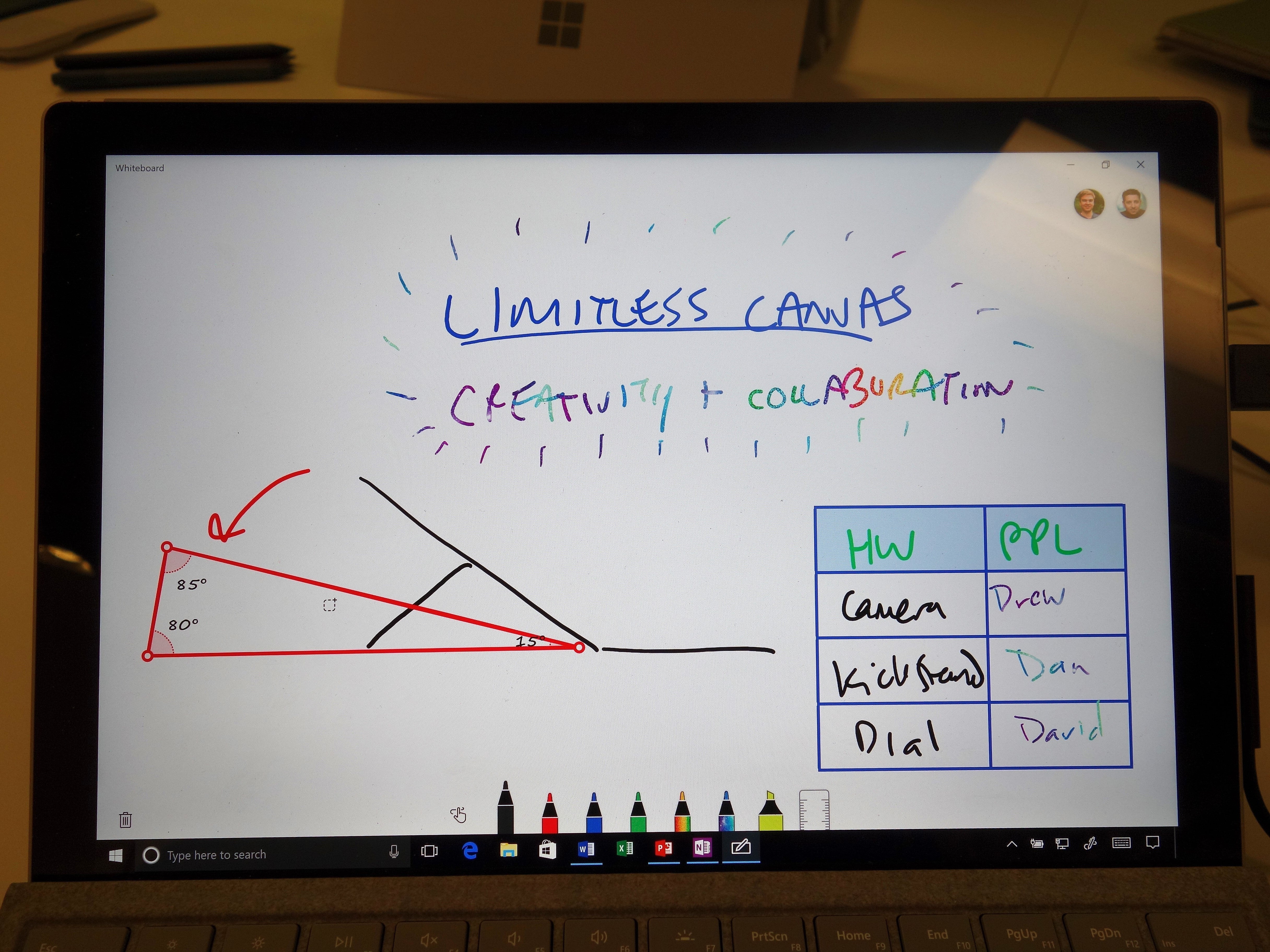 Microsoft shows the power of its Pen with a new Whiteboard app and ...