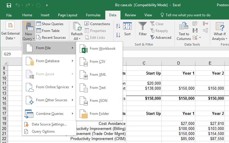 get and transform excel 2013 download