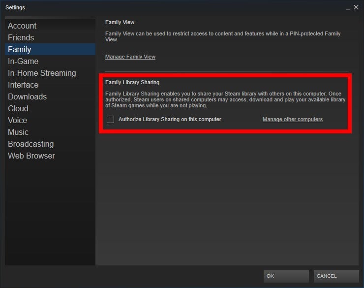 How To Share Your Steam Library With Friends and Family