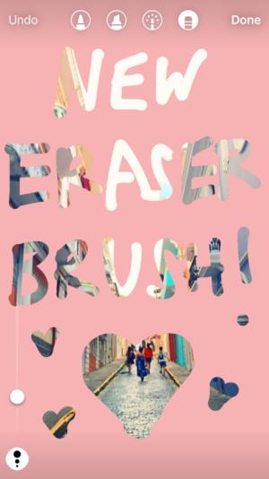 instagram eraser brush