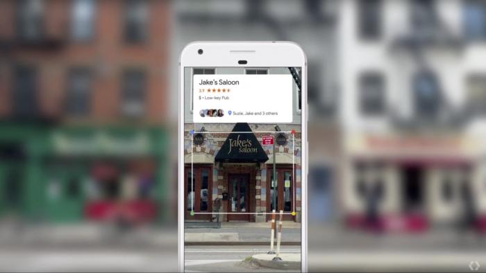 Google Lens Restaurant Info