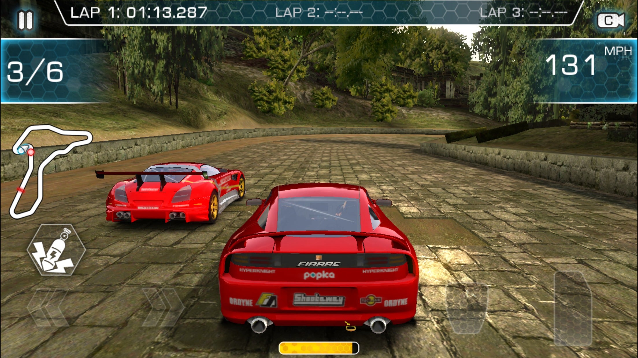 racing video game