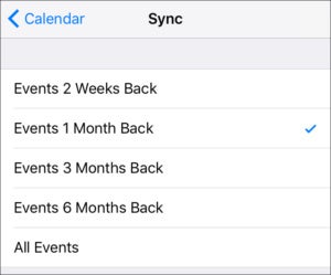 mac911 calendar ios sync setting