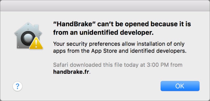 panic software hack unsigned handbrake