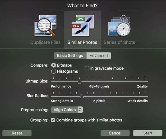 mark preferred folder in photosweeper