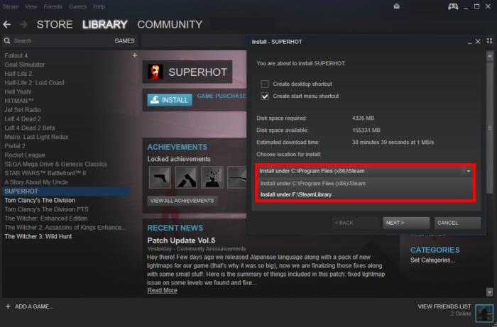 How To Download Steam Games To A Custom Directory