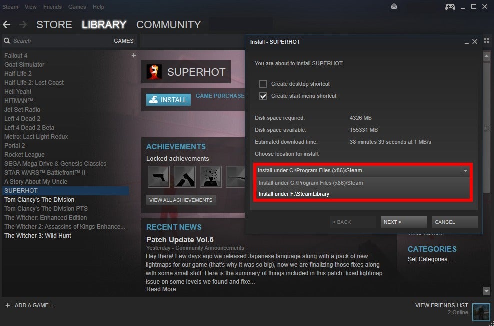 pre installed steam games