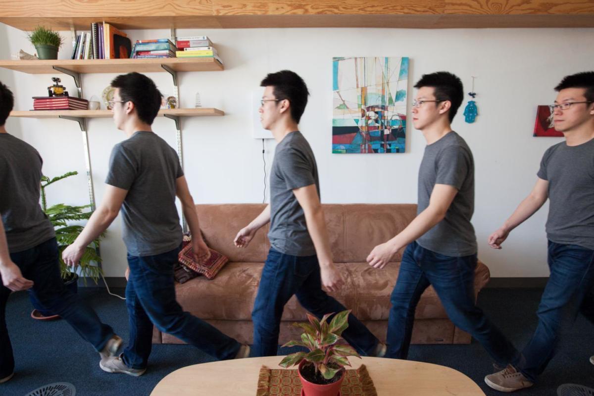 WiGait uses wireless signals to continuously measure a person's walking speed.