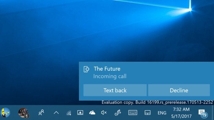 windows 10 android phone notification