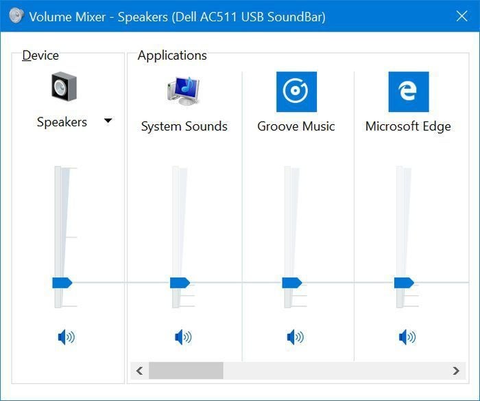 windows 10 preview sound