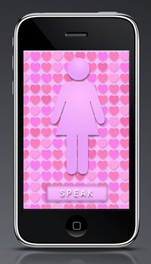 image of an iPhone with girly decoration